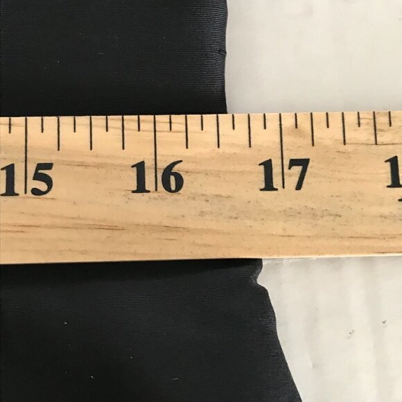 Harris Wallace New York V-Neck Black Dress with Detailed Backstitch - Picture 13 of 16